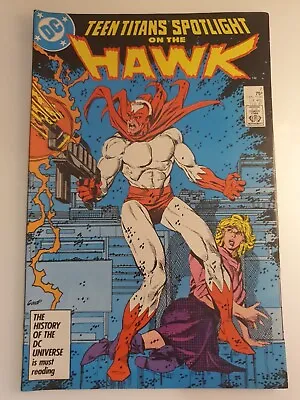 Buy DC Comics - Teen Titans Spotlight On Hawk #7 - Feb 1987 - FN+ • 3.95£