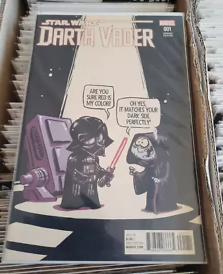 Buy Star Wars  Darth Vader #1 Skottie Young Variant Cover • 20£