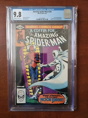 Buy The Amazing Spider-Man #220 CGC 9.8, - Moon Knight Appearance • 241.05£
