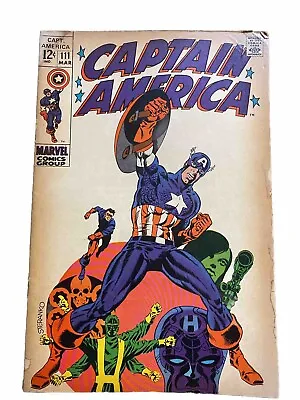 Buy Captain America #111 (Mar, 1969) • 35.56£
