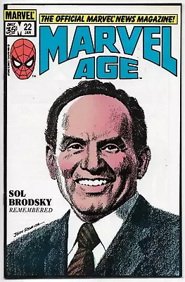Buy Marvel Age #22 Marvel Comics Shooter Brodsky VFN 1985 • 5.50£