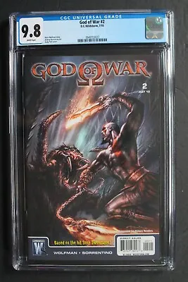Buy GOD OF WAR #2 KRATOS PlayStation Game 2010 DC Wildstorm Amazon Prime TV CGC 9.8 • 110.73£