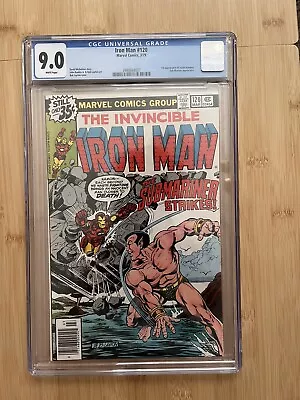 Buy Iron Man #120, CGC 9.0 1st App Justin Hammer,,,Sub-Mariner Namor Wakanda Forever • 39.99£