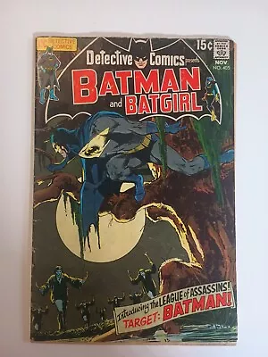 Buy Detective Comics (1937) #405 VG+ 4.5 1st League Of Assassins! Batman! DC Comics • 79.43£