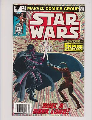 Buy Star Wars #44 Marvel 1981 Empire Strikes Back Finale Newsstand Edition Htf • 24.12£