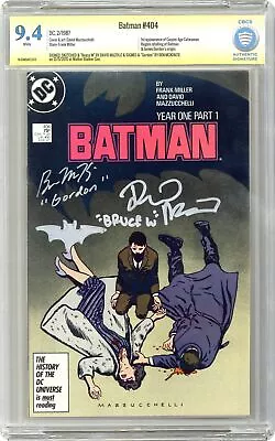 Buy Batman #404 CBCS 9.4 SS Mazouz/ Mckenzie 1987 16-DA89AF2-013 • 168.78£