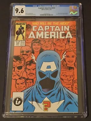 Buy CAPTAIN AMERICA 333 CGC 9.6 1st App John Walker As Captain America Super-Patriot • 36.36£