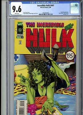 Buy Incredible Hulk #441 (1996) Marvel CGC 9.6 White Pulp Fiction Movie Poster • 73.86£