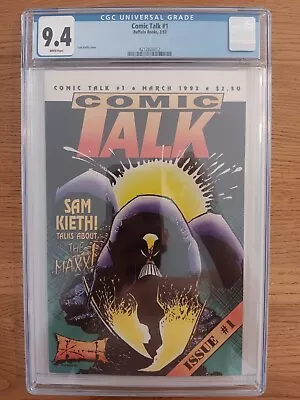 Buy Comic Talk # 1 CGC 9.4 Key 1st Maxx 1993 Buffalo Books Rare Pre Darker Image WP • 158.58£