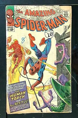 Buy Amazing Spider-Man (Vol 1) #  21 Good (G)  RS003 Marvel Comics SILVER AGE • 97.99£