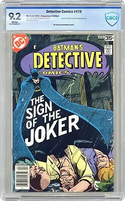 Buy Detective Comics #476 Survey Insert Variant CBCS 9.2 Newsstand 1978 • 174.76£