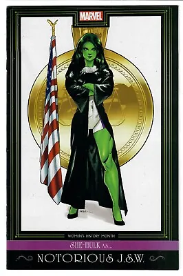 Buy Marvel: She-hulk #3 - Womens History Month Variant (2022) Free Combined P&p • 0.99£