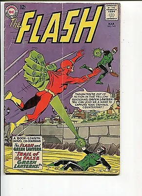 Buy Flash 143 Vg 3rd Green Lantern X-over Infantino C/a 1964 • 12.64£