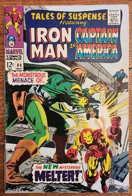 Buy Tales Of Suspense #89 Iron Man And Captain America Marvel Comics 1967 - VG+ • 8.82£