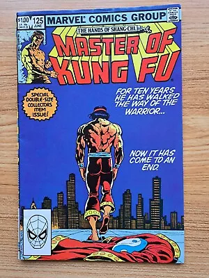 Buy Master Of Kung-Fu #125 Vol. 1 Final Issue Double-Sized Marvel Comics '83  • 8.99£