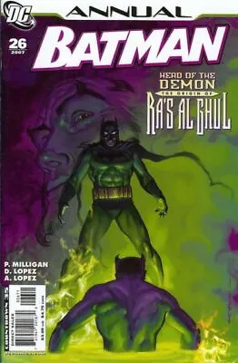 Buy BATMAN Annual #26 (2007) NM | 'Resurrection Shuffle' | KEY! Origin RA'S AL GHUL! • 4.79£