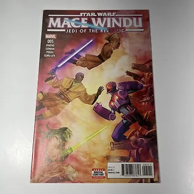 Buy Star Wars Mace Windu Jedi Of The Republic 5 1st Ahsoka Tano In Marvel Comic 2017 • 37.93£