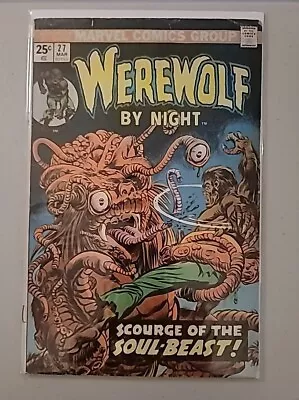Buy WEREWOLF BY NIGHT #27 1975  1ST APPEARANCE Of DR GLITTERNIGHT A Necromancer • 15.81£