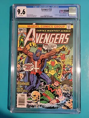 Buy Avengers #152 CGC 9.6 NM+  1976 Wonder Man 1st Black Talon • 198.60£