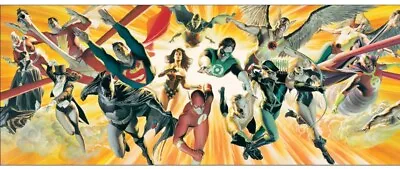 Buy DC Justice League Of America Oversized Poster By ALEX ROSS, 2004, 65  X 24 , NEW • 47.44£