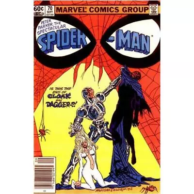 Buy Spectacular Spider-Man (1976 Series) #70 Newsstand In VF +. Marvel Comics [x] • 14.08£