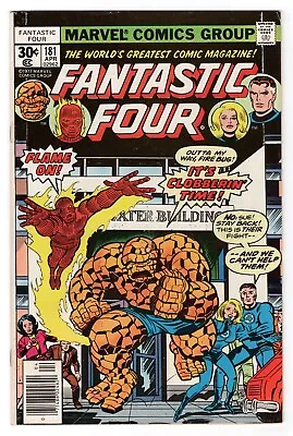 Buy Fantastic Four Vol 1 No 181 Apr 1977 (VFN) (8.0) Marvel, Bronze Age • 8.79£