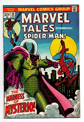 Buy Marvel Tales #49 - Reprints Amazing Spider-man #66 - Mysterio - 1973 - VF • 11.86£
