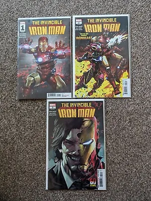 Buy Invincible Iron Man #1 2 & 3 Marvel 2023 Duggan Bundle Job Lot • 12.99£