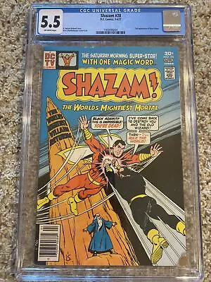Buy Shazam #28 (1977) CGC 5.5 - 2nd Modern Appearance Black Adam DC Comics • 64.34£