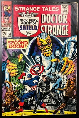 Buy Strange Tales (1951) #161 VG (4.0) Nick Fury Captain America  • 11.98£