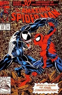 Buy Amazing Spider-man (1963) # 375 FOIL COVER (5.0-VGF) Venom, Staple Rust 1993 • 13.50£