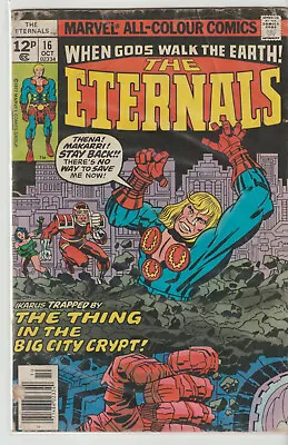 Buy Marvel Comics Eternals #16 (1977) 1st Print G • 6.95£