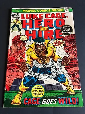 Buy Luke Cage, Hero For Hire #15, Original Owner, Fine • 19.77£