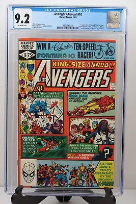Buy Avengers Annual #10 CGC 9.2 1st Appearance Rouge Copper Age Marvel Comics 1981 • 158.12£