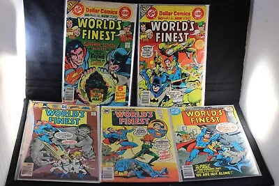 Buy World's Finest 241 242 243 244 245 Batman Superman 2 Neal Adams C. VG+ Comic Lot • 7.95£