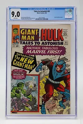 Buy Tales To Astonish (1959) #65 CGC 9.0 Blue Label White Pgs New Giant-Man Costume • 179.89£