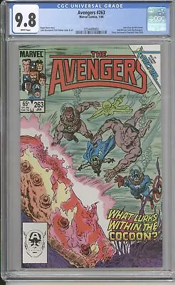 Buy Avengers #263 CGC 9.8 WHITE Pages (Marvel,Jan 1986)  • 83.01£