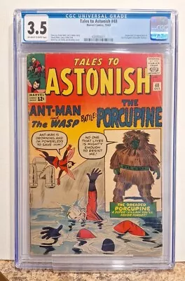 Buy Tales To Astonish #48 Cgc 3.5 1963, Origin Of The Porcupine, Affordable! • 71.15£