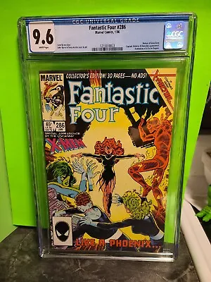 Buy Marvel Comics FANTASTIC FOUR # 286 CGC 9.6 - Jean Grey ! Byrne ! Phoenix • 63.24£