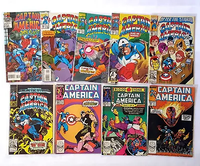 Buy Captain America #356 357 363 400 401 416 422 424 434 Lot Of 9 Marvel Comics • 19.06£