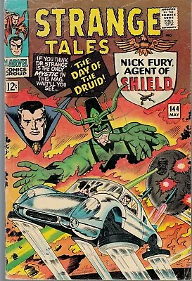 Buy Strange Tales #144 1966 Marvel -dr Strange/ Nick Fury-day Of Druid-...fn- • 18.13£