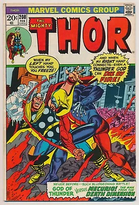 Buy The Mighty Thor #208 Comic Book - Marvel Comics! • 15.99£