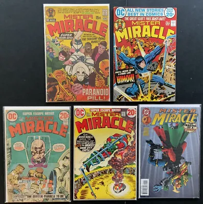Buy MISTER MIRACLE #3, 9-11 & 1. JACK KIRBY. DC Bronze Age Comics. BARDA. Oberon • 23.99£