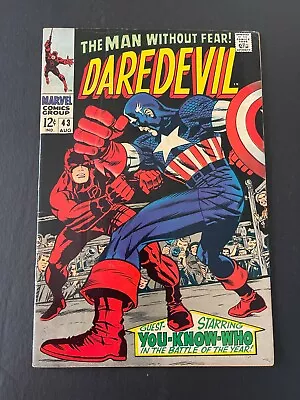 Buy Daredevil #43 - Origin Retold (Marvel, 1968) VF- • 56.29£