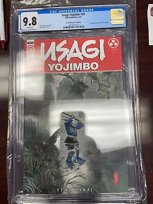 Buy Usagi Yojimbo #20 CGC 9.8 1st Print Yukichi Yamamoto Variant 1:10. Hot!!! • 356.66£