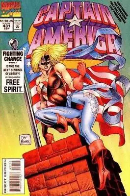 Buy Captain America (1968) # 431 (5.0-VGF) 1st App. Free Spirit 1994 • 2.25£