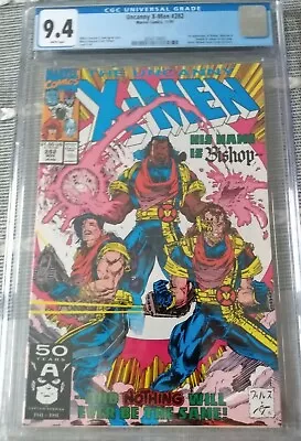 Buy The Uncanny X-Men #282 CGC 9.4 White Pages 1st App. Of Bishop • 63.07£