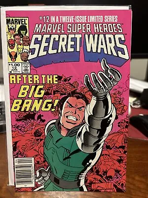 Buy Marvel Super-Heroes Secret Wars #12 Marvel Comics Shooter 1984NM NEWSSTAND Key! • 19.99£