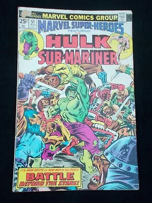 Buy Marvel Superheroes #51 1975 Reprints Tales To Astonish #96 Hulk & Sub-Mariner • 4.49£