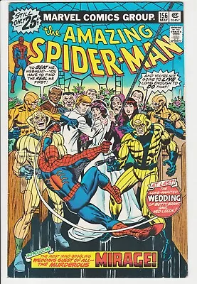 Buy Amazing Spider-man #156 Mirage! The Wedding Of Betty Brant & Ned Leeds 1976 • 15.84£